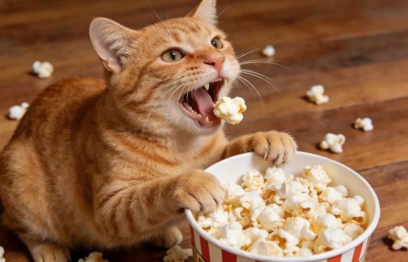 Can Your Cat Snack on Popcorn?