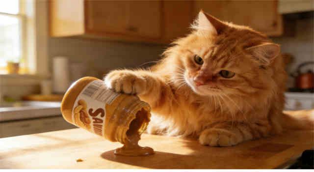Is Peanut Butter Lip-Smacking Good for Cats? It's Complicated