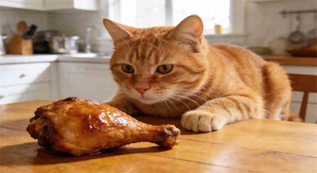 Should You Let Your Cat Eat Turkey?